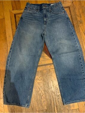 Gap High Rise Barrel Jeans 27 4P NWOT